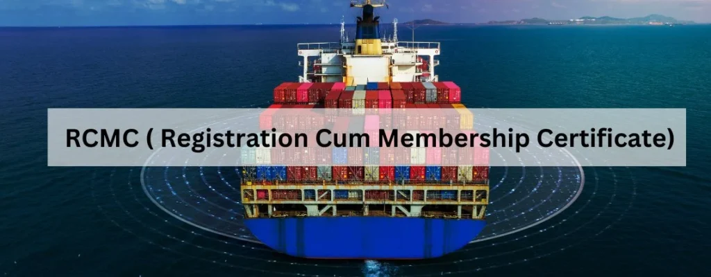 RCMC (Registration Cum Membership Certificate)